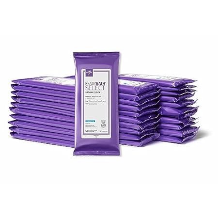 Medline - MSC095109 ReadyBath Select Unscented Body Clean