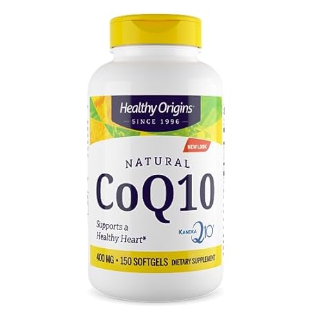 Healthy Origins CoQ10(Kaneka Q10)， 400 mg- Heart Health