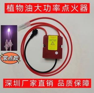 植物油甲醇柴油电喷灶具220V延时不延时高压包大功率脉冲点火器明