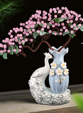 天然玉石水晶玉雕工艺品玉器玄关电视柜床头柜装饰品客厅酒柜摆件