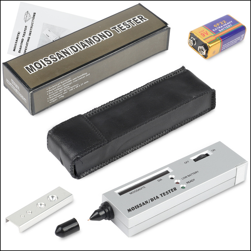 测莫桑石笔 钻石莫桑石 莫桑石检测仪 测钻笔 不带电池