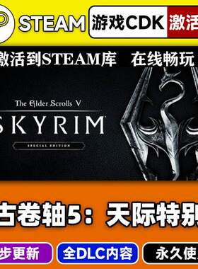 Steam正版上古卷轴5天际特别版激活码CDKEY入库老滚5全DLC中文PC