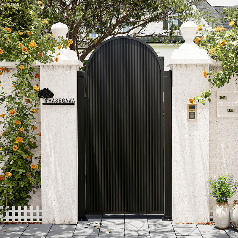 实木门柚之艺户外防腐木小门栅栏