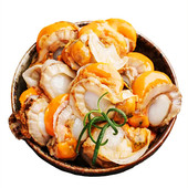 包邮 无冰扇贝肉新鲜冷冻海鲜水产特大20 30商用顺丰