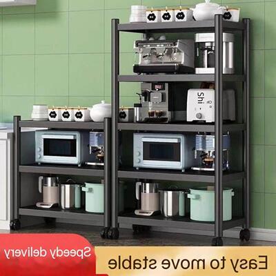 Kitchen Shelf bathroom storage rack Trolley iron shelves架子