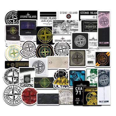 36PCS Hypebeast Decals Stone land stickers潮牌贴纸