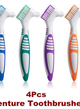Denture Brush Toothbrushes Cleaning Care Double Sided brush