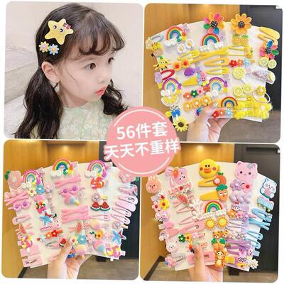 14psc children hair clip side clip cartoon hair accessories
