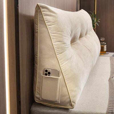 bedroom bed cushion sofa back long pillow sofa back large