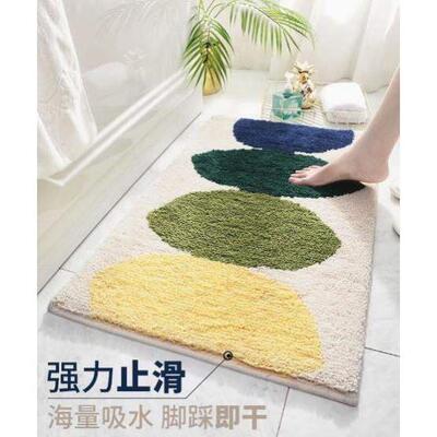 bathroom rug absorbent mat anti slip plush