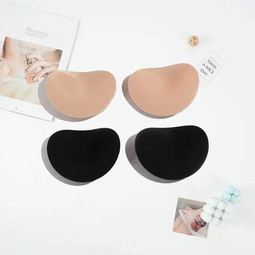 Invisible Heart Padding Magic Bra Insert Pads Push Up Silico