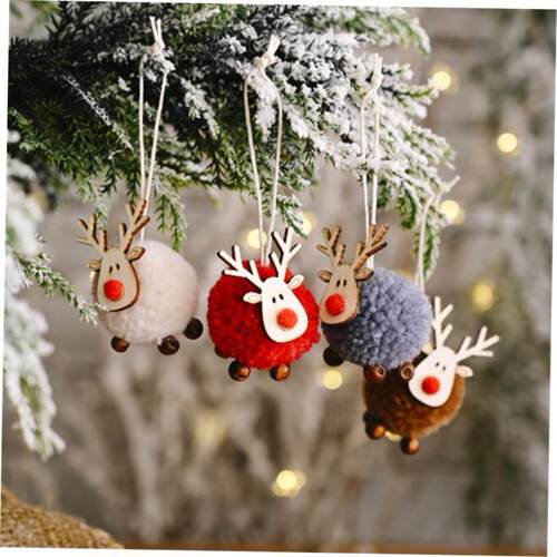 Christmas Tree Decoration Pendant Christmas Felt Deer