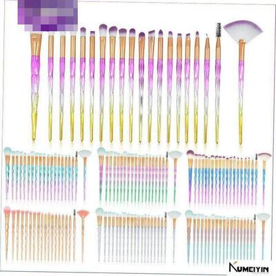 -20pcs unicorn makeup brushes set eye shadow brush