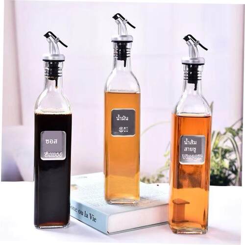 Kitchen Oil Bottle Sauce Vinegar Seasoning Bottle Dispenser