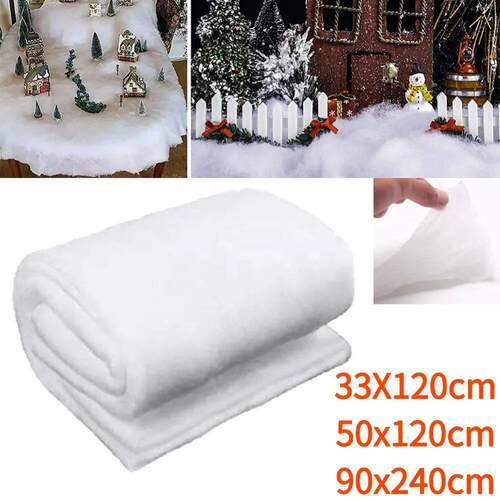 Artificial Christmas Snow Roll White Snow Mat Snow Blanket