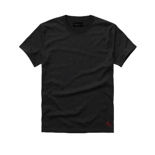 特价美国AF短袖T恤纯棉圆领纯色刺绣纯棉修身打底衫休闲百搭上衣