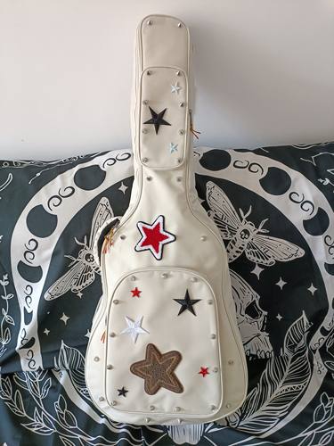 星星吉他包手作定制加厚双肩包电吉他木吉他贝斯bass琴包时尚潮流