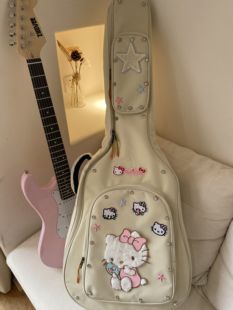 原创正品加厚民谣吉他包41寸高颜值原创木吉他背包贝斯可爱好看