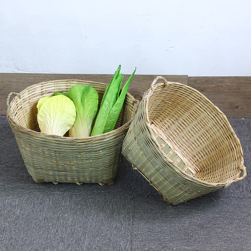 提手鸡蛋篮大容量沥水制品竹编