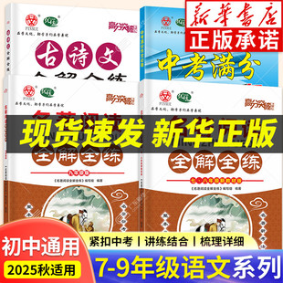 【新华书店】2026适用高分突破语文专项 高分突破名著阅读全解全练古诗文全解全练现代文全解全练课外文言文中考满分作文 全国通用