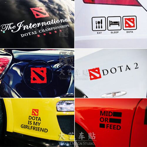 动漫游戏文字车身改装标志