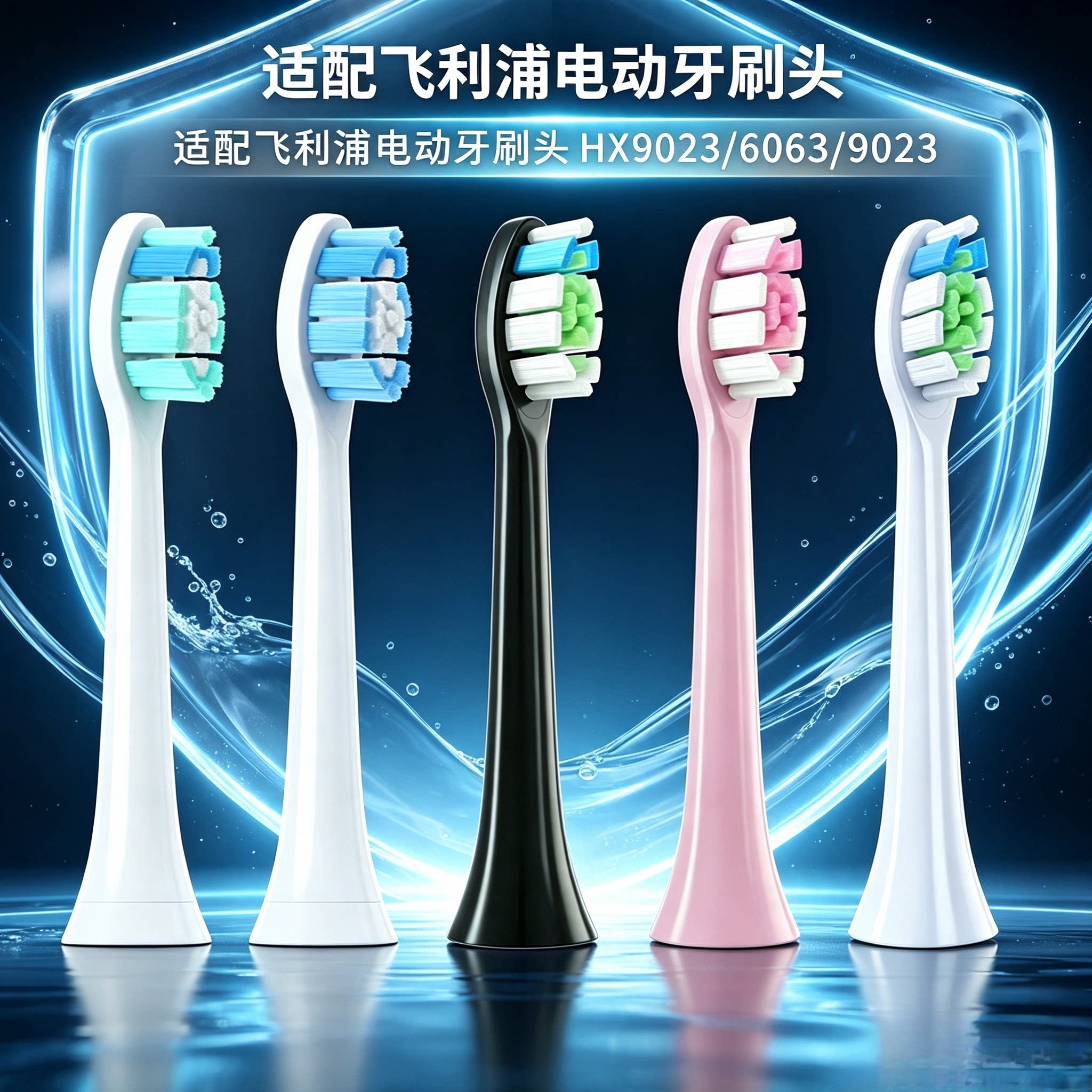 适配飞利浦电动牙刷头HX6730/6063/9023 /902/903/606