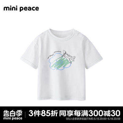 minipeace白色	短袖T恤