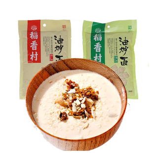 稻香村糖醇油炒面老式传统油茶面代餐即食品风味糕点北京特产小吃