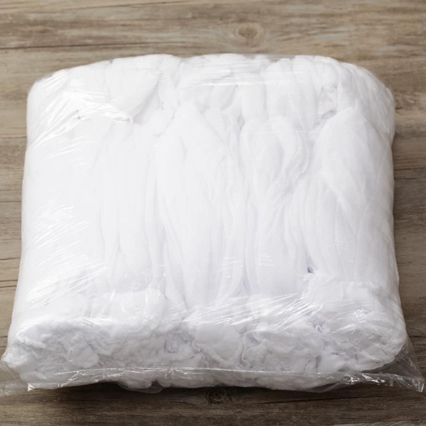 一次性袜子 100双白色黑色溜冰场儿童乐园早教汗蒸专用一次性袜套