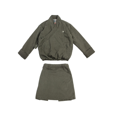 圣山服饰原创设计藏式分身藏袍简易穿着民族风秋冬藏装时尚套装