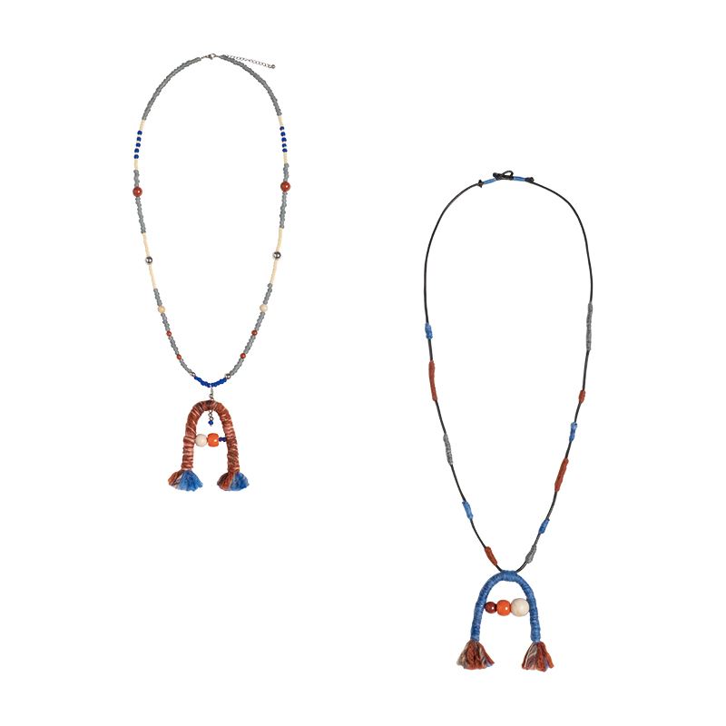 圣山2025秋冬阿里系列壁画岩画手工羊毛项链原创设计中性手工项链