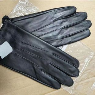 保证正品寒区制式冬季男校常加绒皮手套黑色真皮保暖手套常服户外