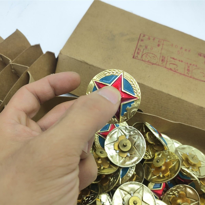 正85老式帽徽纪念收藏1980年代老式库存帽徽40毫米带螺丝的老帽徽