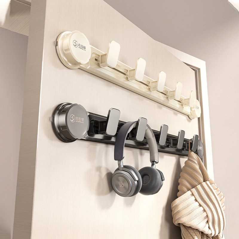 吸盘门后挂钩挂衣架免打孔可拆卸