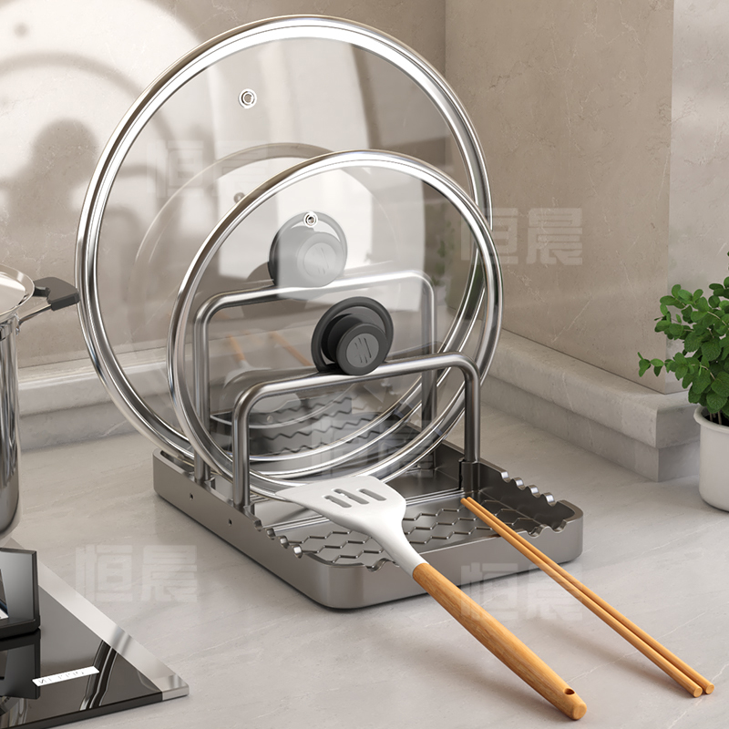 厨房锅盖架子菜板放置架台面砧板