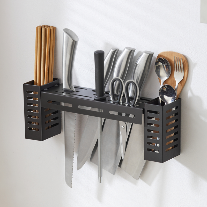 厨房置物架免打孔壁挂筷子筒刀具