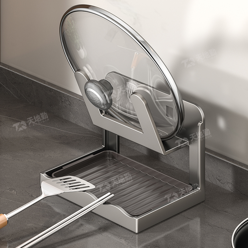 新款锅盖架厨房台面置物架