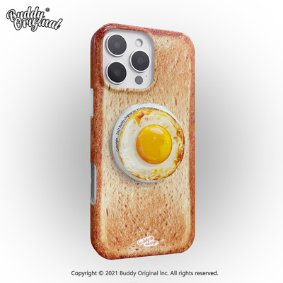 原创苹果16烤面包磁吸手机壳趣味