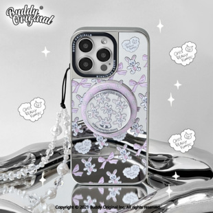 BUDDY原创镜面滑稽兔适用iphone15promax手机壳苹果14promax磁吸13小众高级12新款 15pro可爱软壳