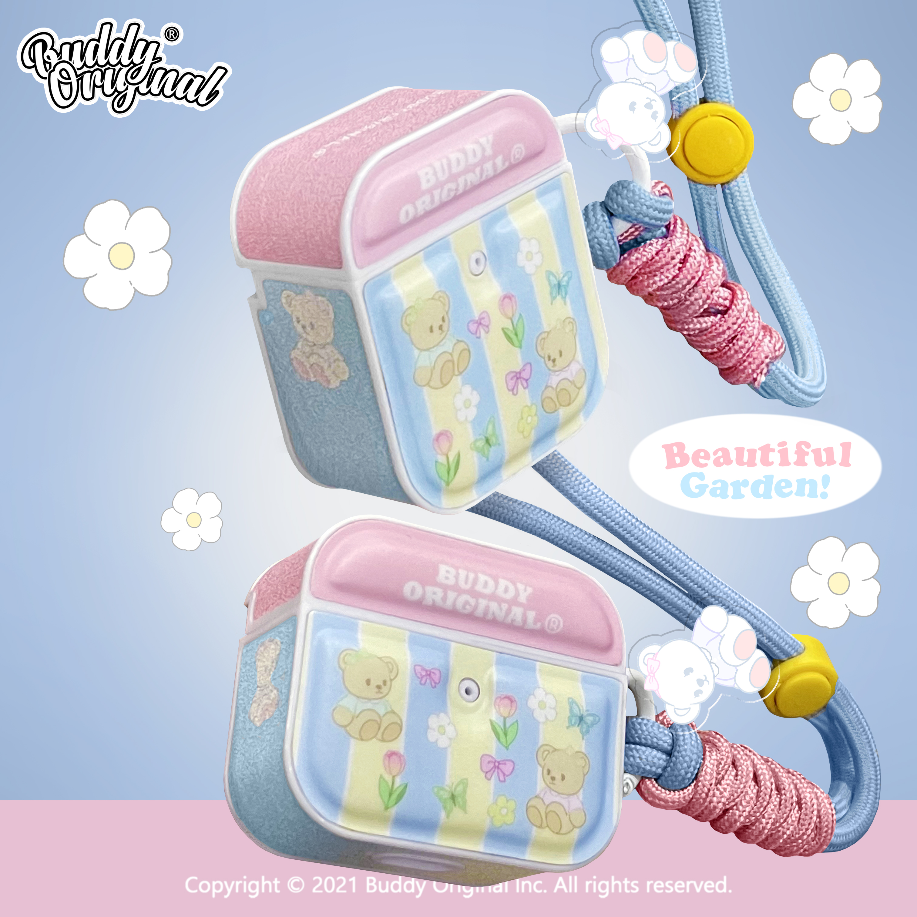 BUDDY原创超可爱苹果耳机保护套