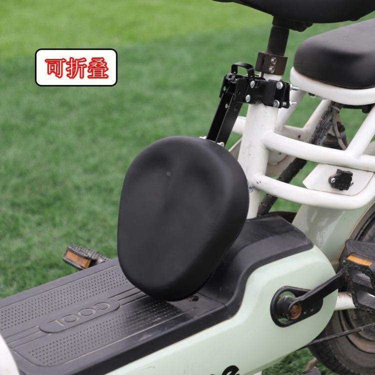 电动车自行车踏板车儿童前置座椅可折叠电瓶车儿童座椅安全前座