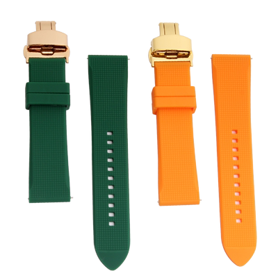 天美时橡胶适配精工户外手表带