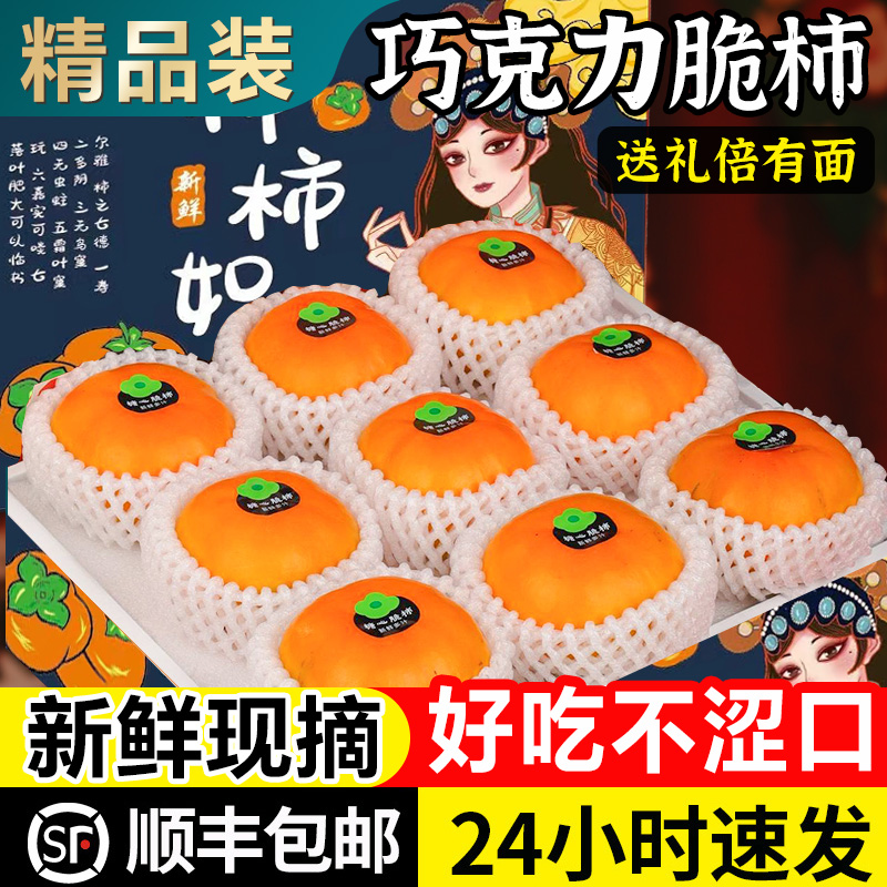 顺丰送货上门巧克力脆柿子
