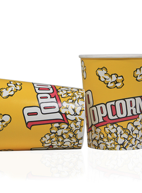 爆米花配套纸杯32盎司46盎司64盎司85盎司折叠圆桶
