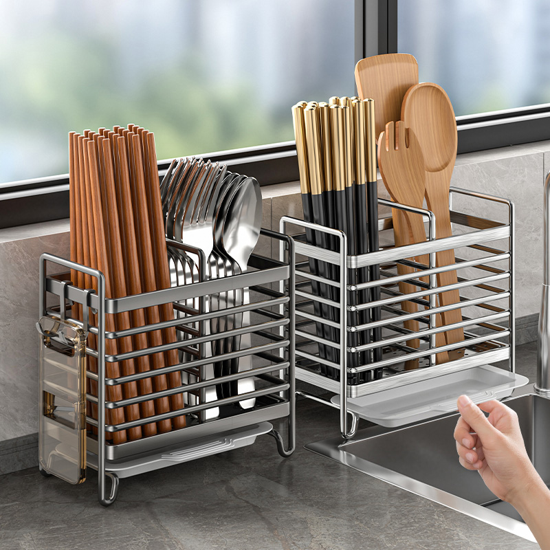 【防水防霉】不锈钢筷子收纳架