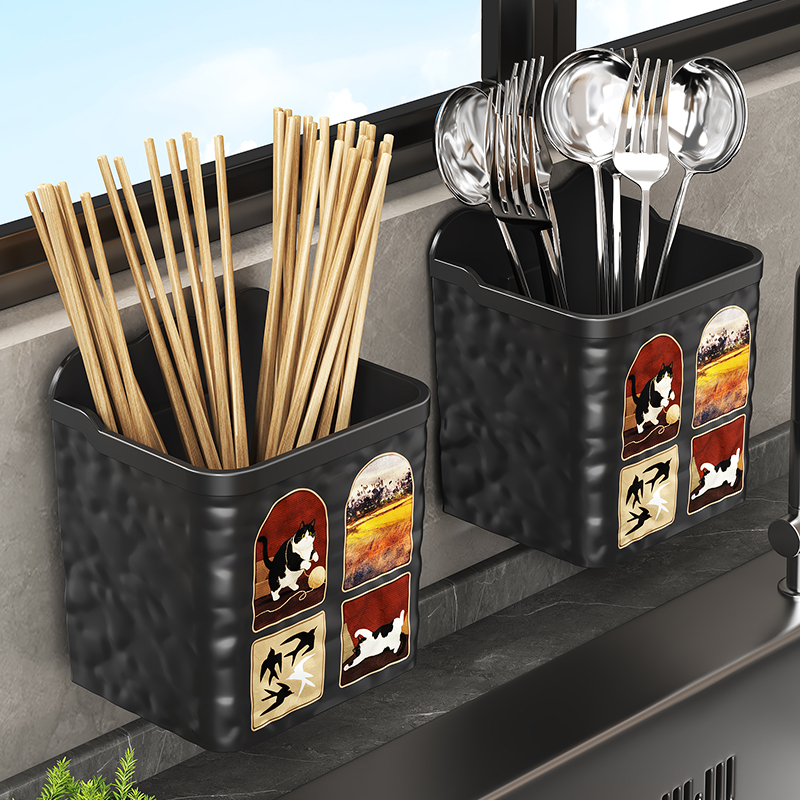 【强悍承重】厨房筷子餐具收纳架