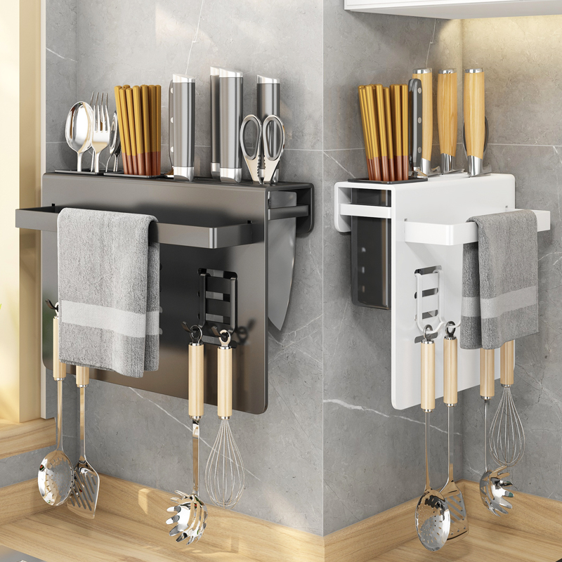 厨房刀架置物架不锈钢筷笼筷子筒