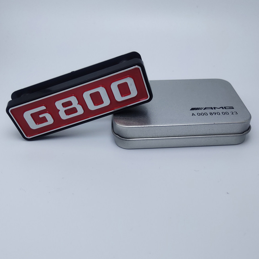 适用奔驰G级G63 G65 G500 G55 AMG中网小标志  中网标 G800 车标