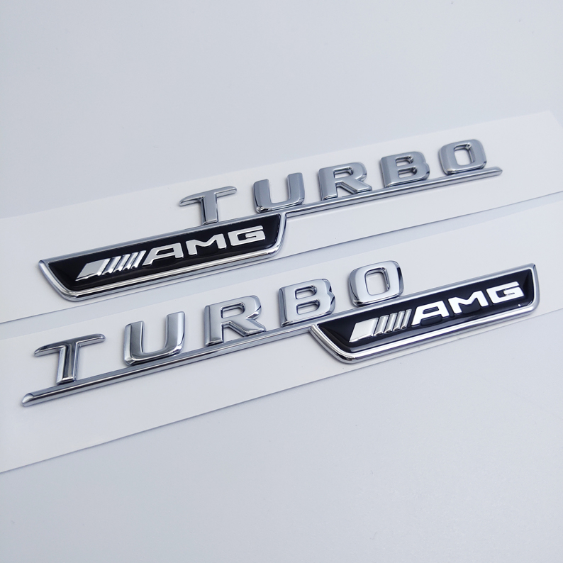 适用奔驰 AMG BITURBO侧标 C63 G63 S65 叶子板V12增压车标字母