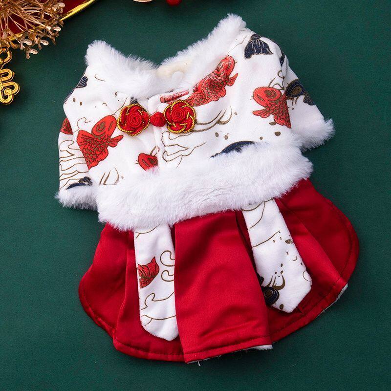宠物汉服猫咪衣服秋冬装